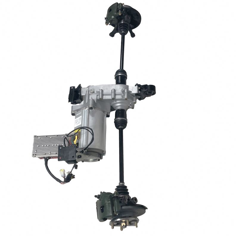 New Energy Electric Vehicle 7.5KW Drive Assembly With Front &amp; Rear Axles Including Axle Bearing &amp; Propeller Shaft