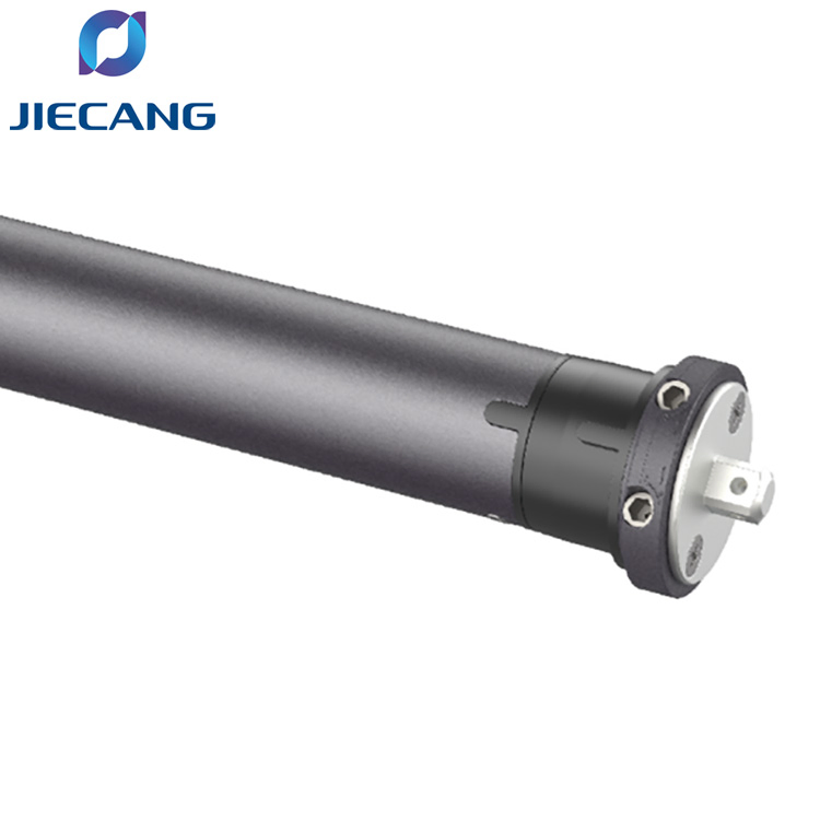Jiecang Household Electric Quiet Constant Speed Intelligence Roller Shutter 110V/230V Power Supply AC Linear Tubular Motor with Mechanical Limit Switch