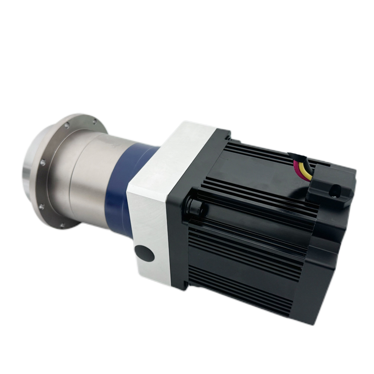 Dmke Custom High Precision 1000W 48V 150nm 200rpm Helical Planetary Gear Box DC Brushless Motor BLDC