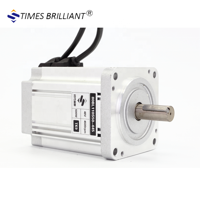 China 4500rmp High Speed 500W Electric 48V BLDC Brushless DC Motor for CNC Milling and Drilling Machine