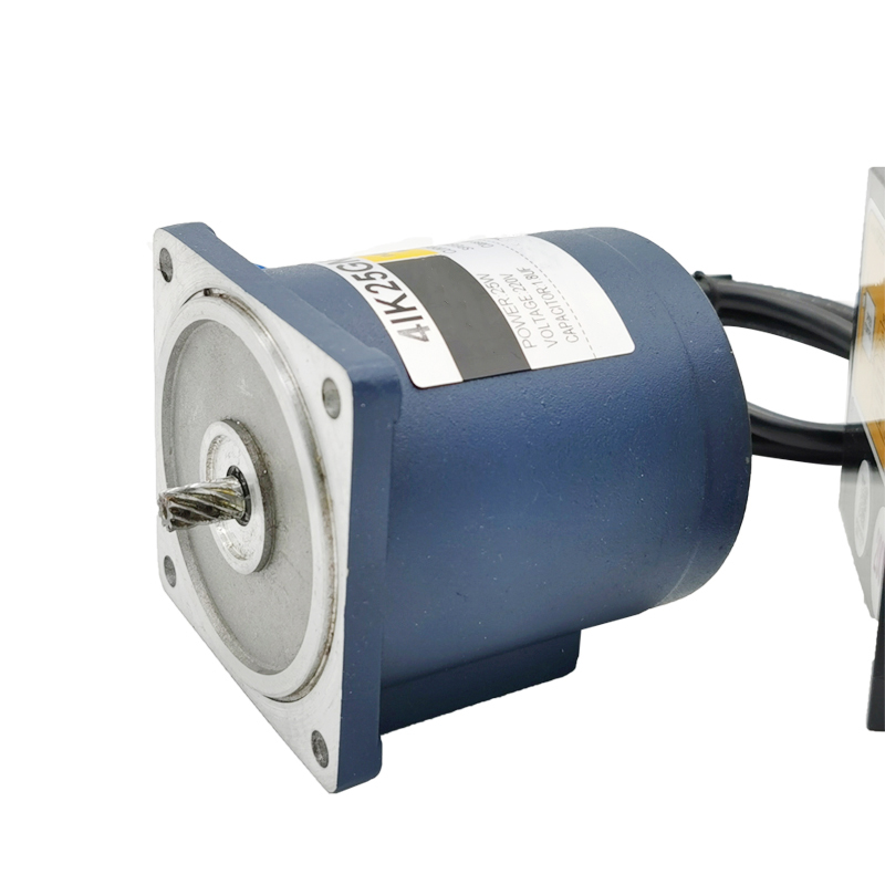 60W Right Angle Hollow Shaft Gear AC Gear Motor 5IK AC Gear Induction Motor High Torque Low Rpm with Speed Controller