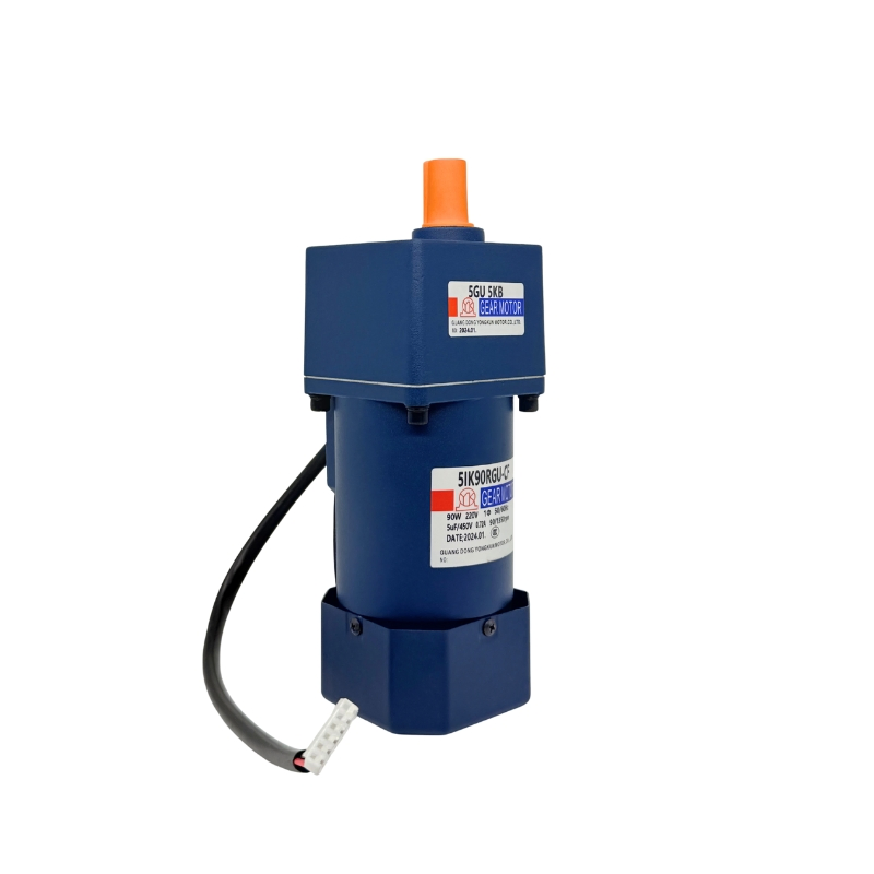 Right Angle Reversible Induction Electromagnetic Brake Small Gear Motor From 25W 40W 90W 250W for Automation Door Manufacture Industry