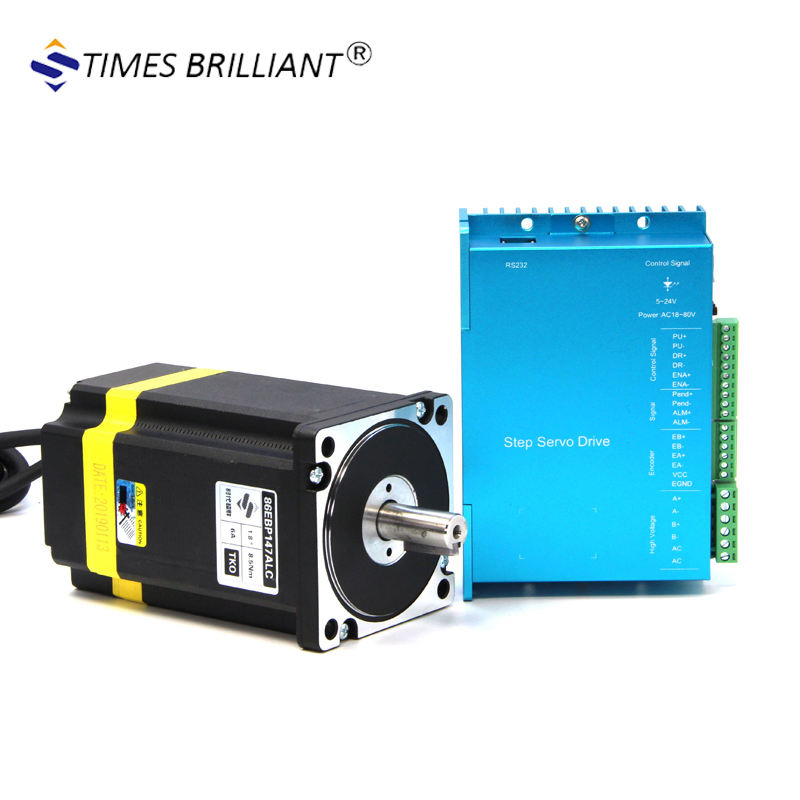 High-Torque 86ebp147alc-Tk0 2-Phase Closed Loop Stepper Motor Kit