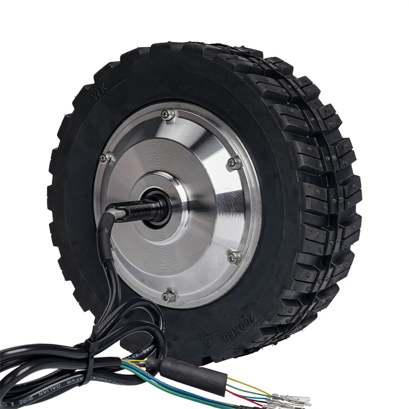 High Torque 50n.m Single Shaft Motor 8 Inch 48v 500w Hub Motor Brushless Geared Motor Use For Wheelbarrow