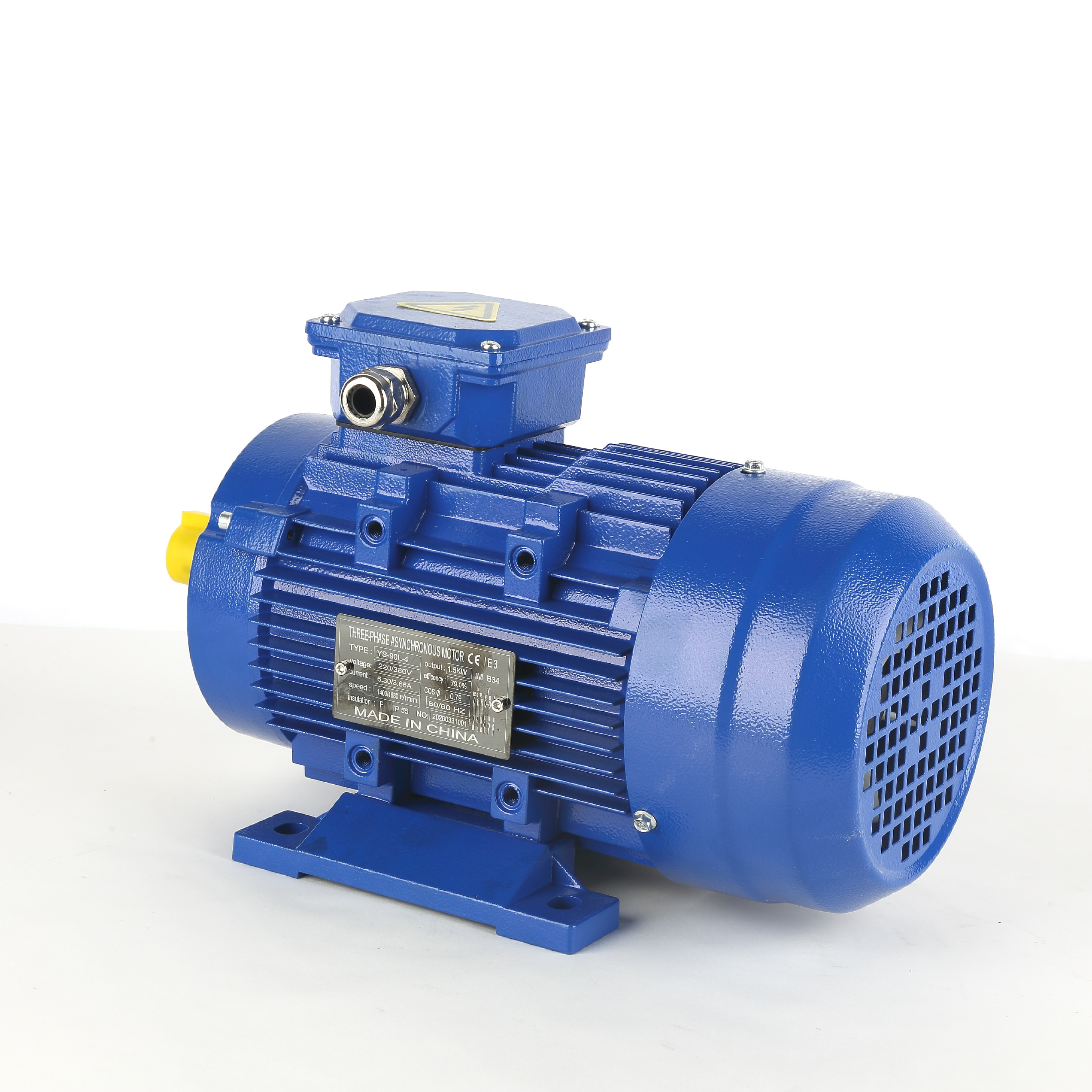 Industrial Grade Three Phase Asynchronous Motor Low Speed AC Motor 380V 50Hz Motor