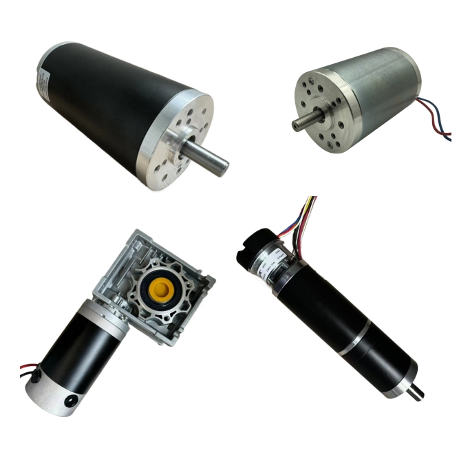 Custom Good Quality Power 10W-1500W Permanent Magnet Brushed DC Motor 24V 12V 36V 48V 60V to 320V PMDC Brush Electric Worm Gearbox and Planetary Gear Motors