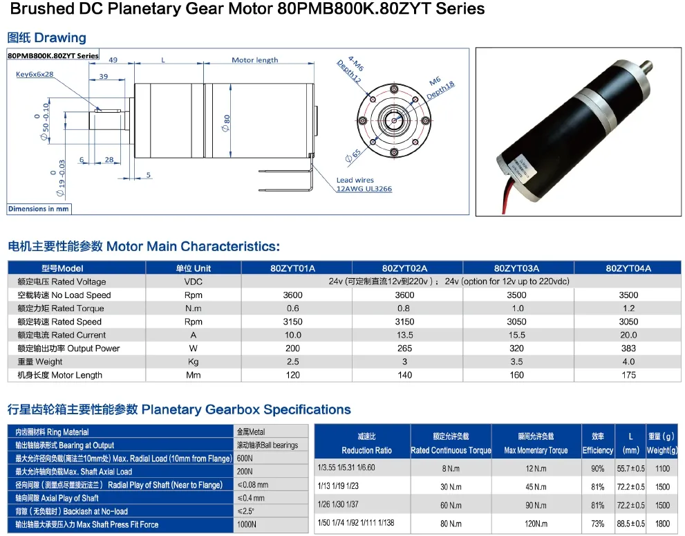 DC Motor with Encoder