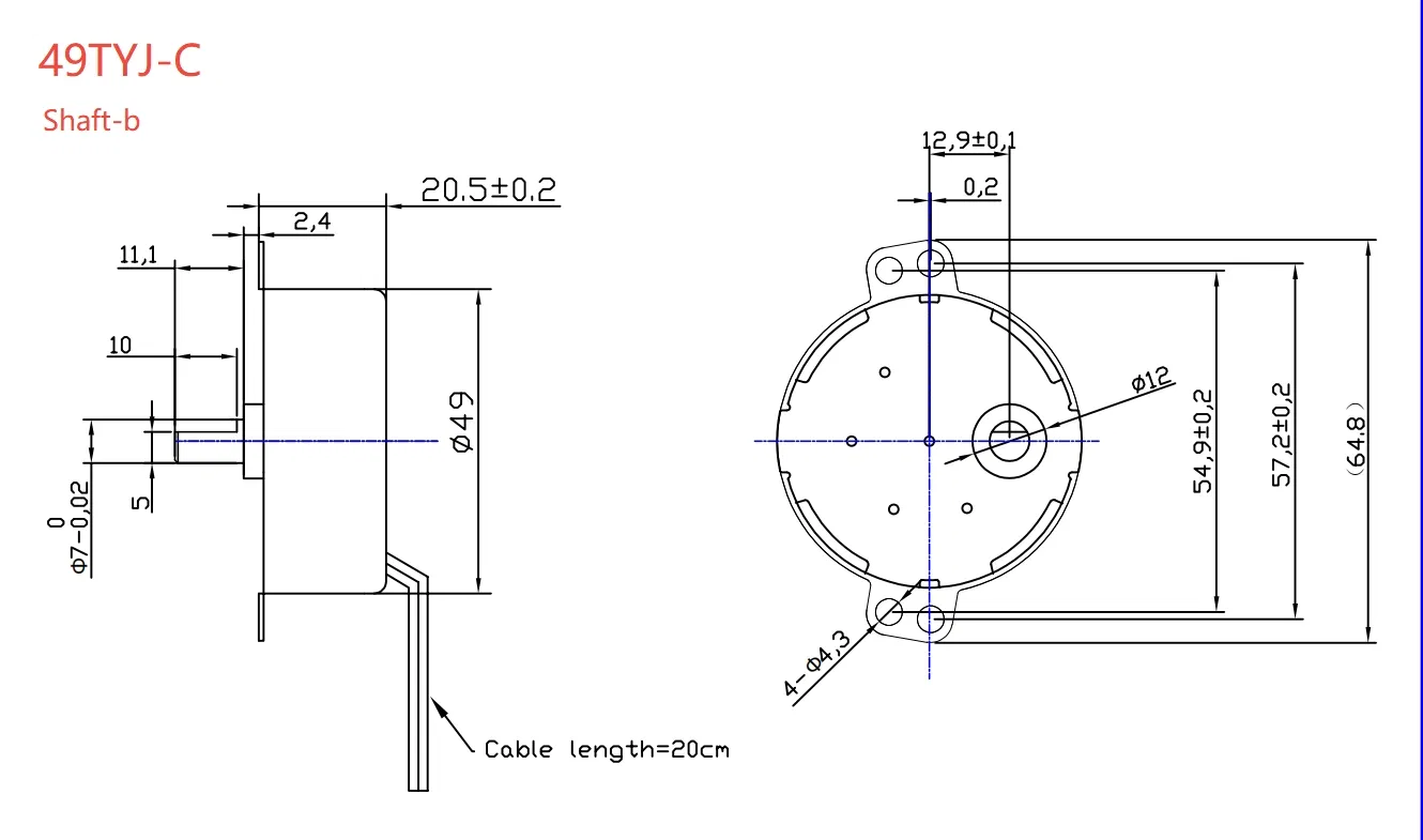 Synchronous Motor Drawing 2