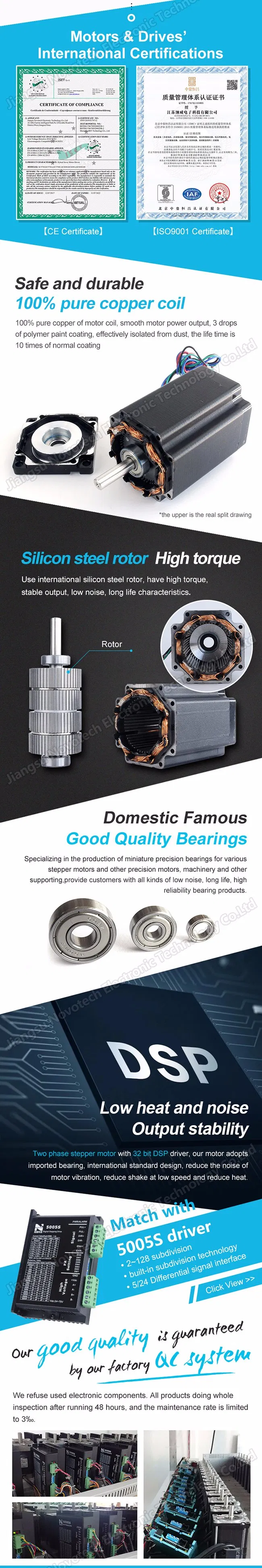 NEMA Stepping Motor Specifications