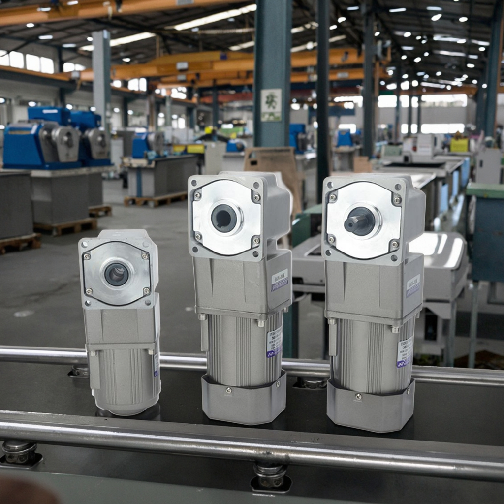Hollow Single-phase Gear Reduction AC Motors 220V Electric 1 kW Power Output Shaft Waterproof CCC Certified 1500 RPM IE3