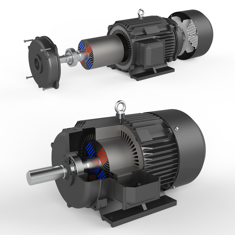 2024 Ultra-Premium Efficiency Pmsm 30kw Motor Synchronous Reluctance Motor for Water Pumps