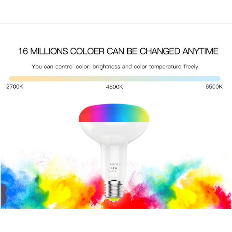 RGB Color Changing Smart WiFi E27 E26 B22 8W LED Bulbs