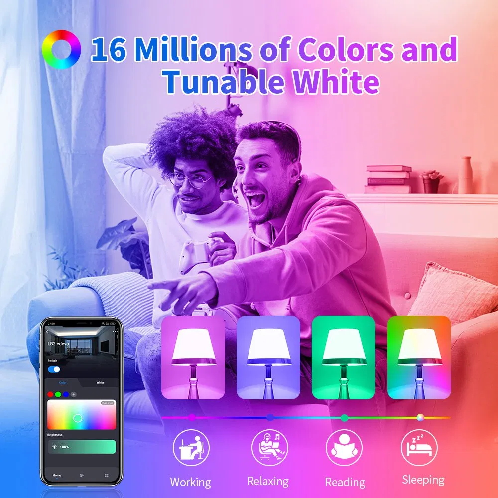 Smart LED Bulb with Mobile Control and Infinite Color Options