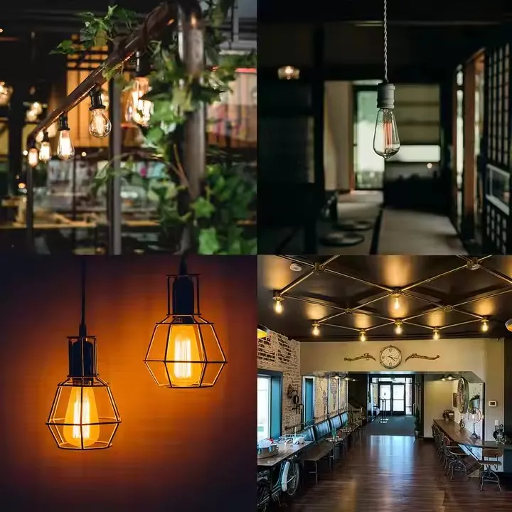 Edison Filament Bulb Detail