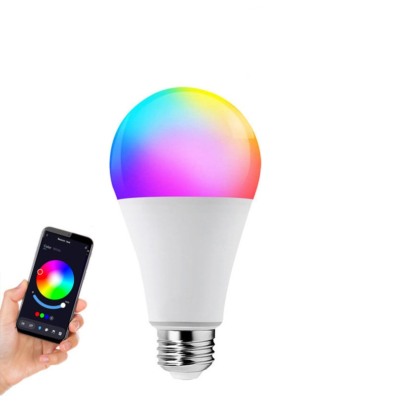 New Smart Light 9W 10we27 E26 Lamp RGB Light Dimmable Alexa Bombilla Foco Inteligente WiFi LED Smart Bulb
