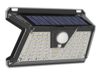 2024 Outdoor IP65 PIR Sensor Wireless Battery Sunlight Charge Project Garden Yard Street Flood Light LED Solar Wall Light