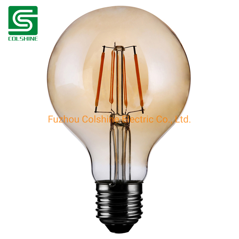 Vintage Edison LED Bulb Clear Amber Glass LED Filament Bulb