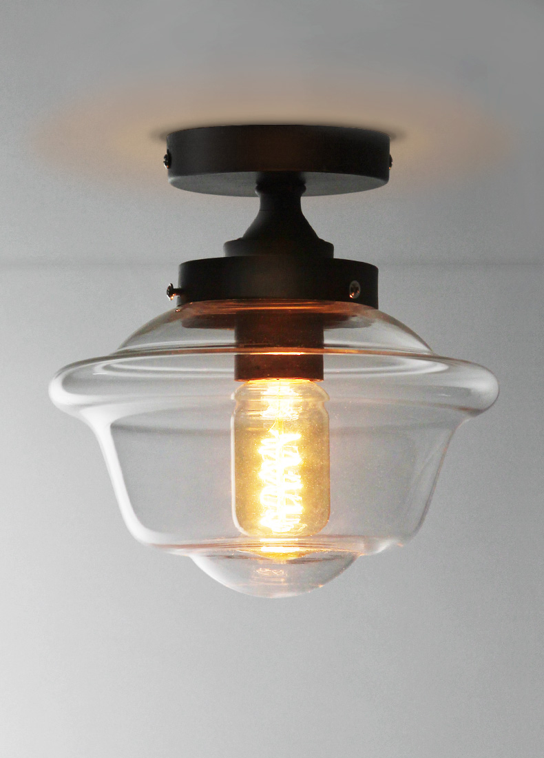 Industrial Glass Ceiling Lights Fixtures for Indoor Home Lighting (WH-LA-24)