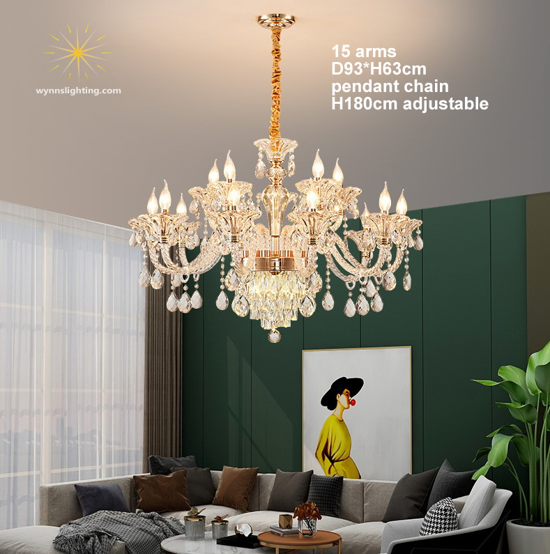 LED Indoor Crystal Wall Lamp Villa Home Hotel Restaurant Bracket Light Modern Decoration Lighting Sconce