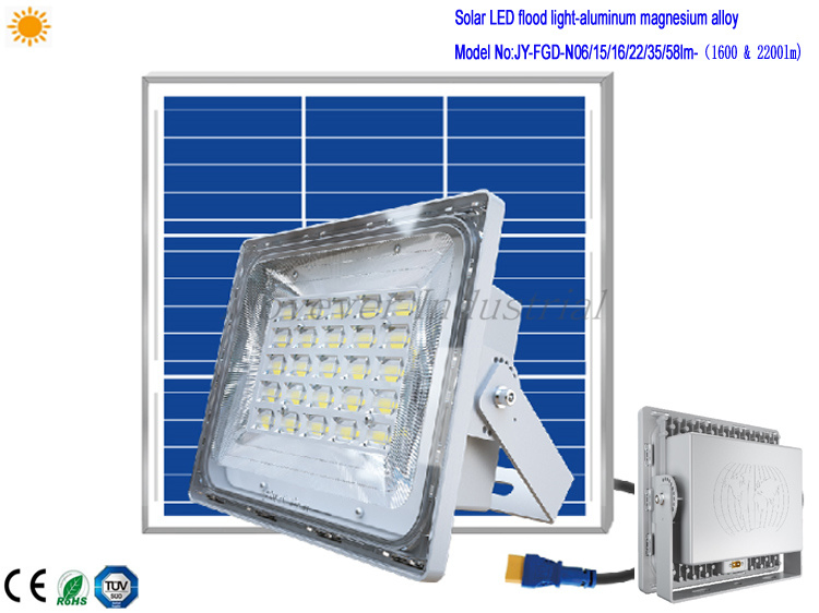 LED Solar Flood Light 3500lm with Remote Control Waterproof Outdoor Light for Patio Barn, Garage, Yard, Stadium, Playground