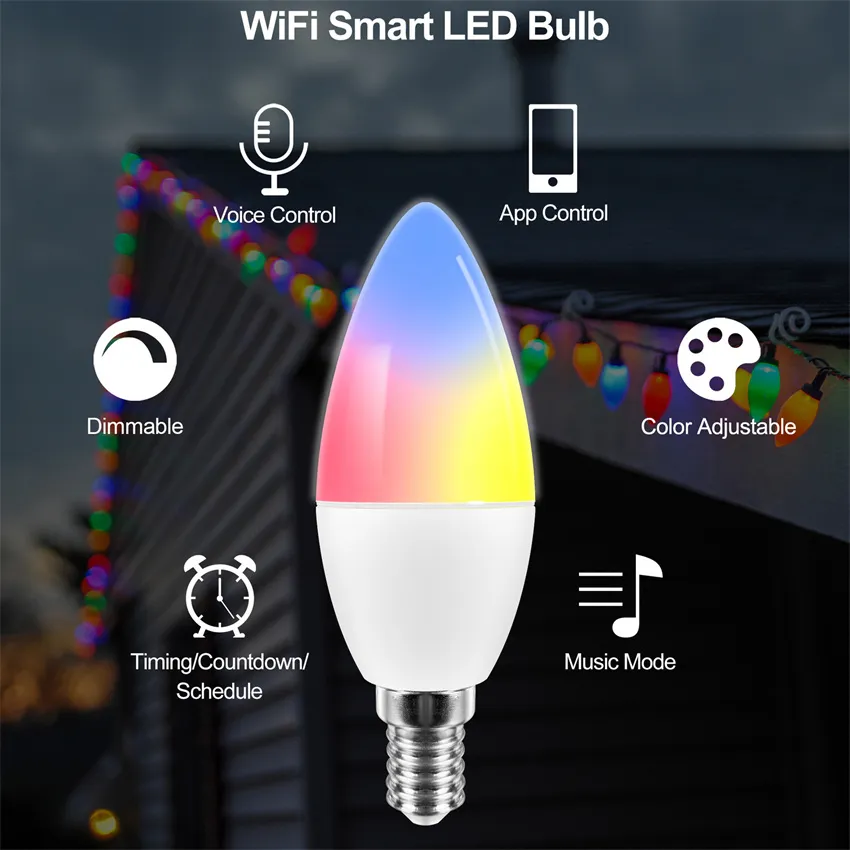 Tuya Smart Bulb Smart Home Color Changing LED Light Bulb