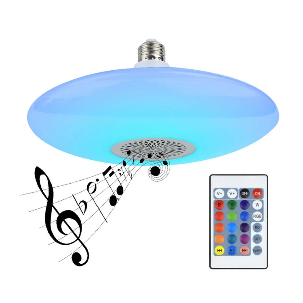 Musical Charger Light Bulb Seeling Light LED Smart UFO Bulb with Remote Controller