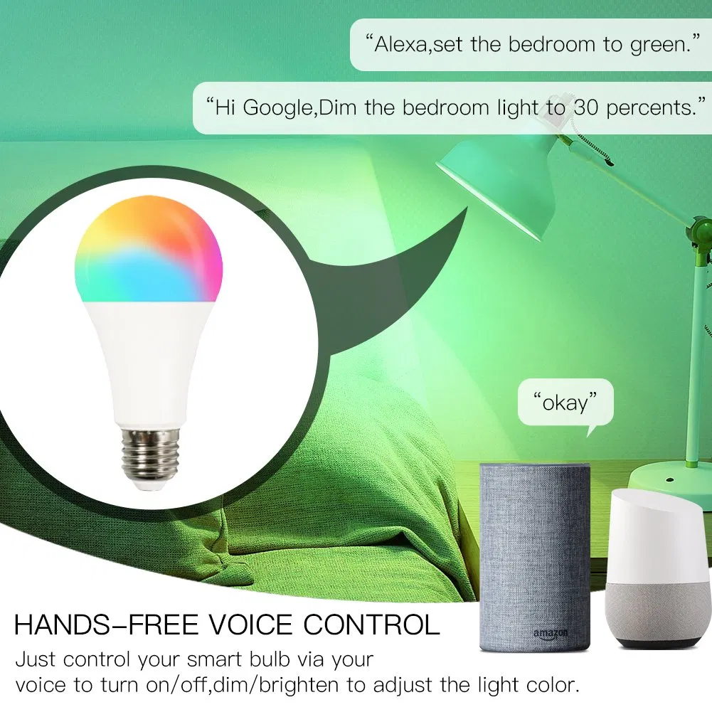 SLS 14W E27 RGB Dimmable Alexa Google Home 1500lm Color Changing WiFi Smart LED Bulb