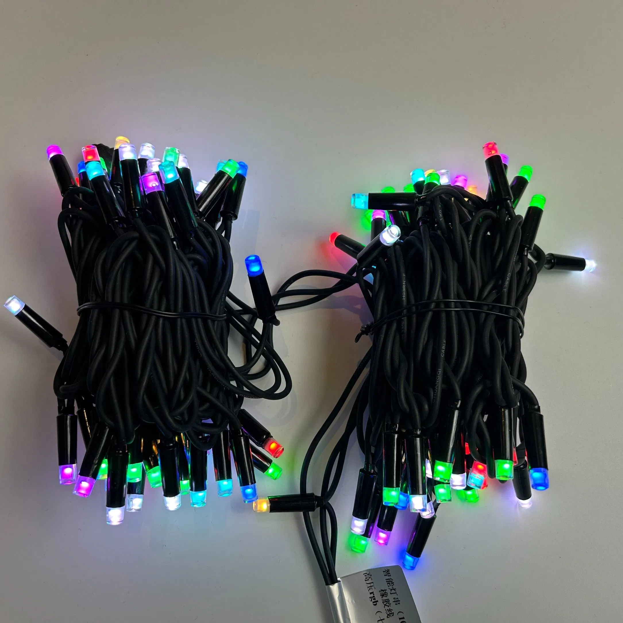 High Quality CE RoHS Christmas IP65 Rubber Outdoor LED String Christmas Light