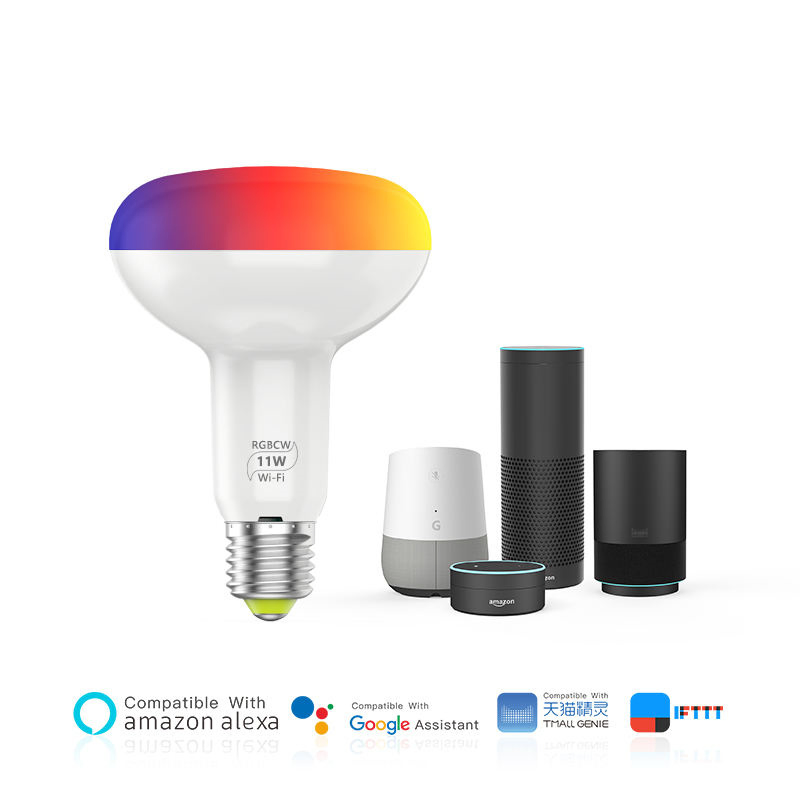RGB Color Changing Smart WiFi E27 E26 B22 8W LED Bulbs