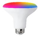 Smart Home Voice Control Mobile APP Control RGB+W Smart Colorful LED Bulb