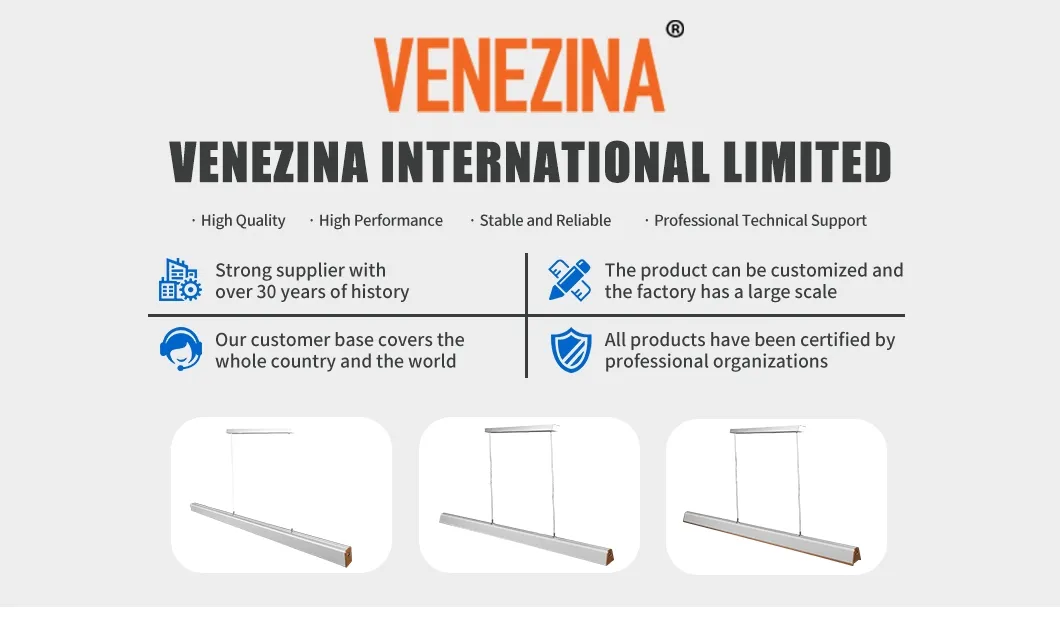 Linear Pendant Light Banner