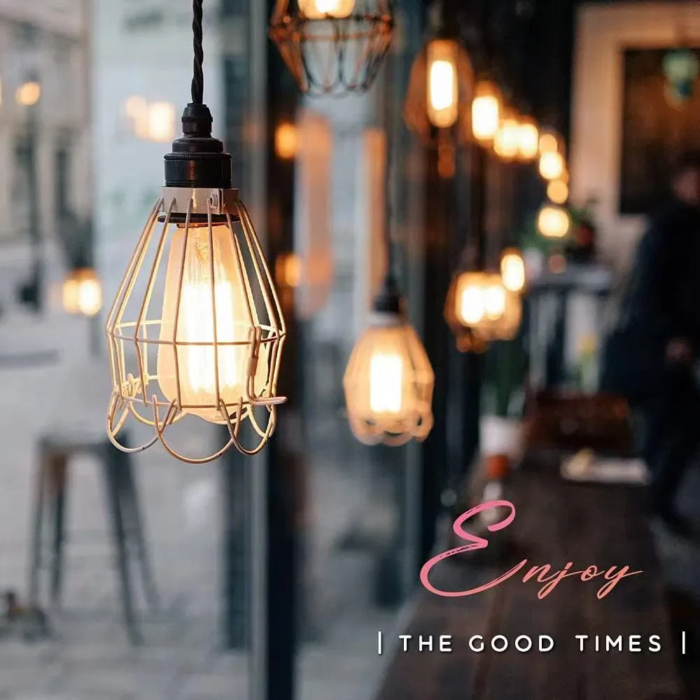 110V-220V Antique Incandescent Filament Lamp St64 St58 E26 E27 B22 Retro Decorative Light 25W 40W 60W Vintage Style Edison Bulbs