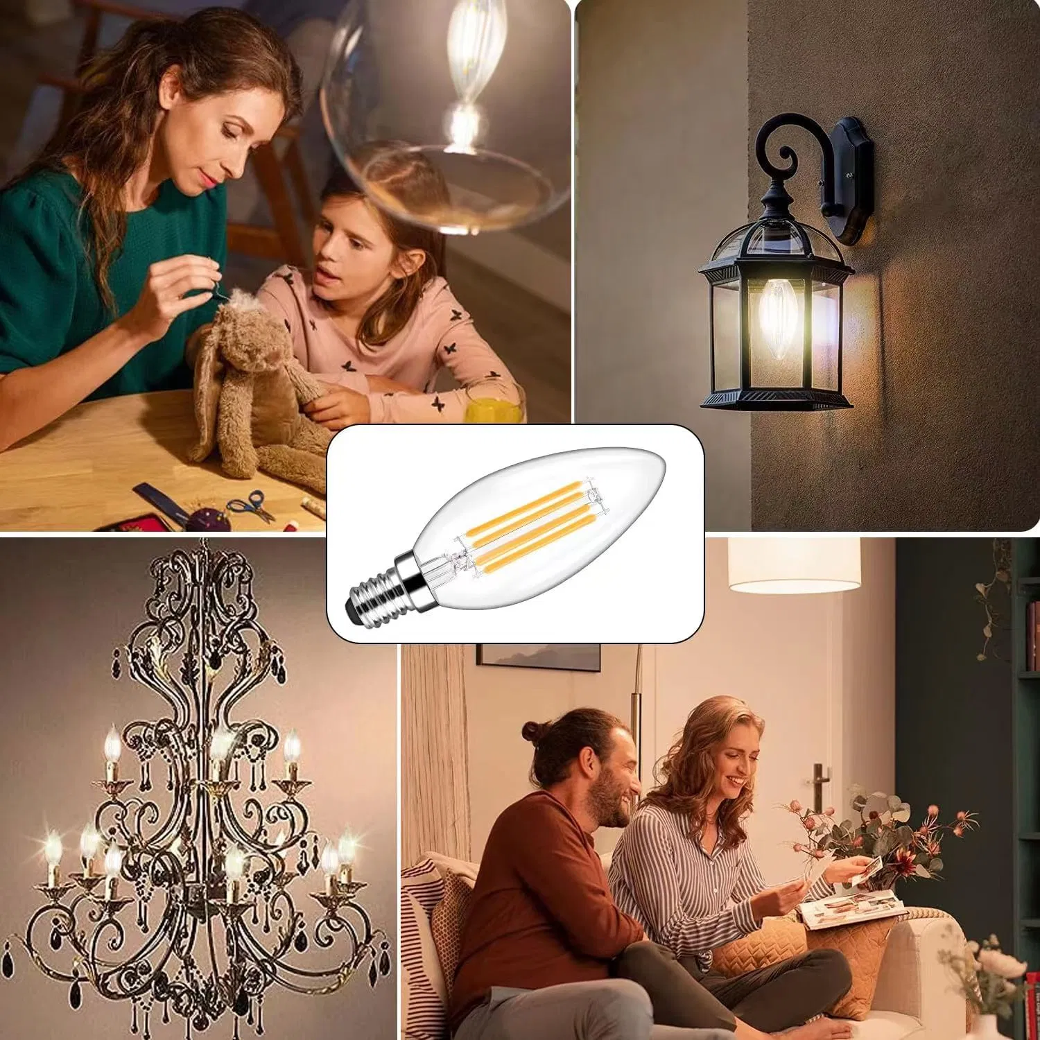 110V-220V Antique Incandescent Filament Lamp St64 St58 E26 E27 B22 Retro Decorative Light 25W 40W 60W Vintage Style Edison Bulbs