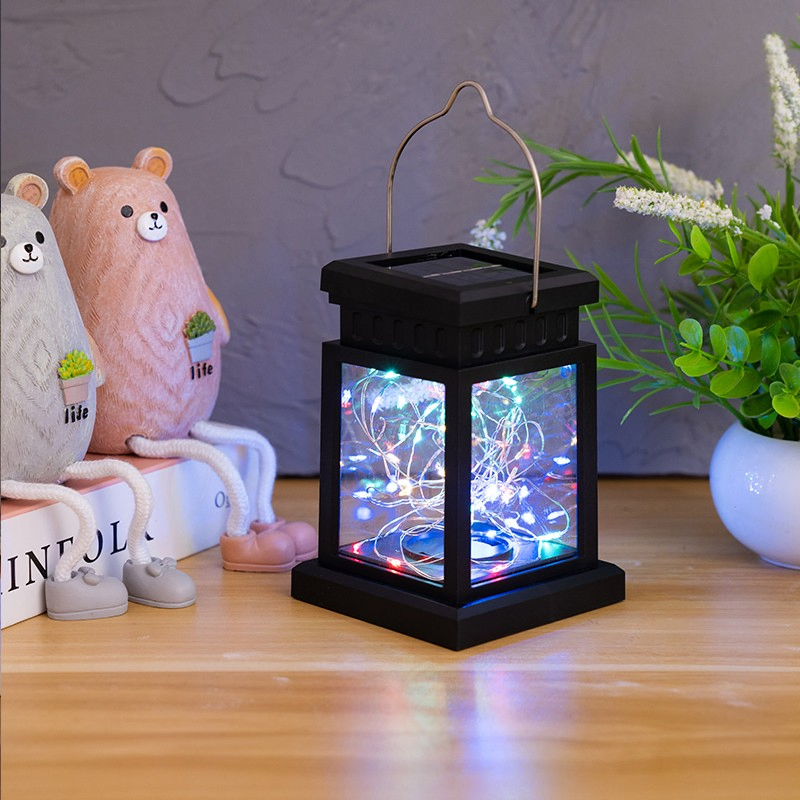 Hanging Solar Lanterns Outdoor Waterproof Lantern Decorative Lamp 20 LED Solar Powered Lighting
