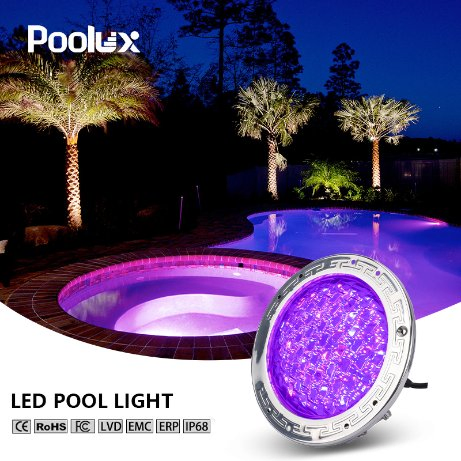 Poolux 2024 Color Changing 120V 35W LED Pool Bulb for Pentair Hayward Replacement