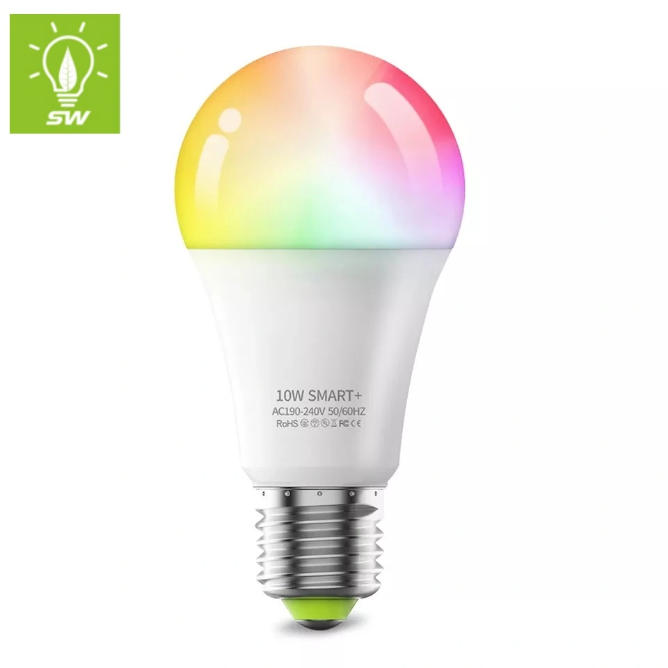 Indoor RGB Remote Control WiFi Smart LED Bulb Light A60/A55 New ERP Standard LED Lights 3W/5W/7W/9W/12W/15W Aluminum PBT Plastic Lighting LED Lamp Bulb