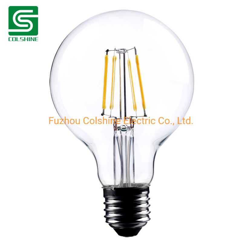 Vintage Edison LED Bulb Clear Amber Glass LED Filament Bulb