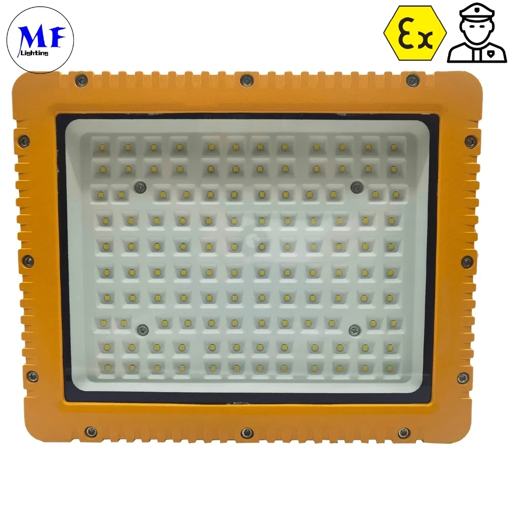 Factory Price ATEX Ex Iecex Ik10 IP66 Dustproof Explosion Explosive Proof 50W 80W 100W 150W 200W 240W LED Flood Light for Marine Offshore and Storage Yard
