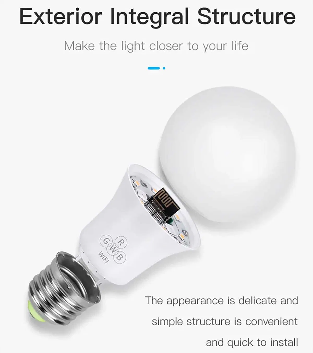 Automation Home Assistant Voice Smart Control High Lumen No Blinking LED Bulb