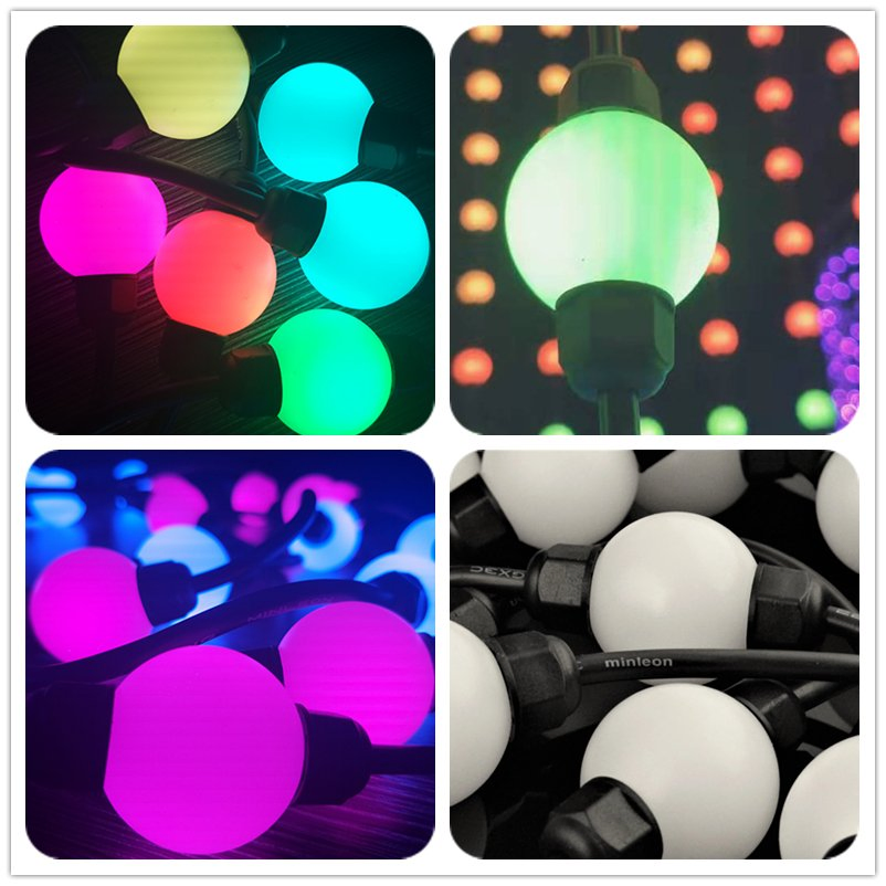 360degree LED String Light Christmas Decoration RGB Triklit Light