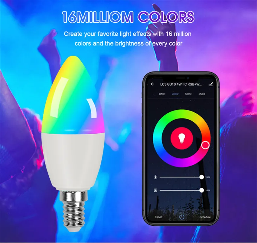 Tuya Smart Bulb Smart Home Color Changing LED Light Bulb