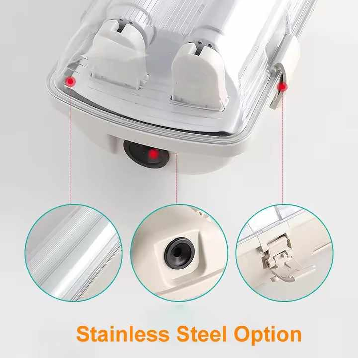 Outdoor Waterproof LED Lighting Lamp Light IP65 40W LED Tube Light Fixture 18W 36W LED Tri-Proof Fixture