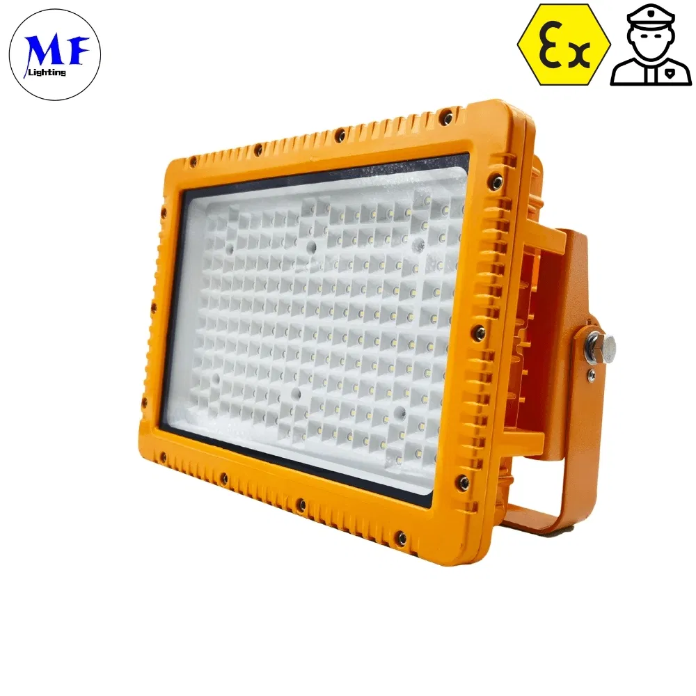 Factory Price ATEX Ex Iecex Ik10 IP66 Dustproof Explosion Explosive Proof 50W 80W 100W 150W 200W 240W LED Flood Light for Marine Offshore and Storage Yard