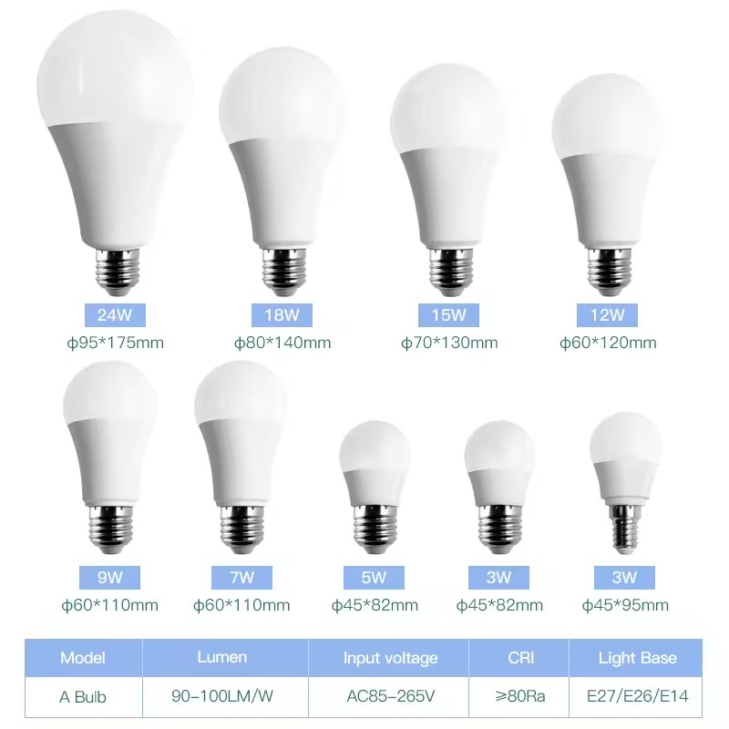 Energy Saving Lamp Wholesale Light 5W 7W 9W 15W E27 SMD Rechargeable Emergency Smart LED Bulb