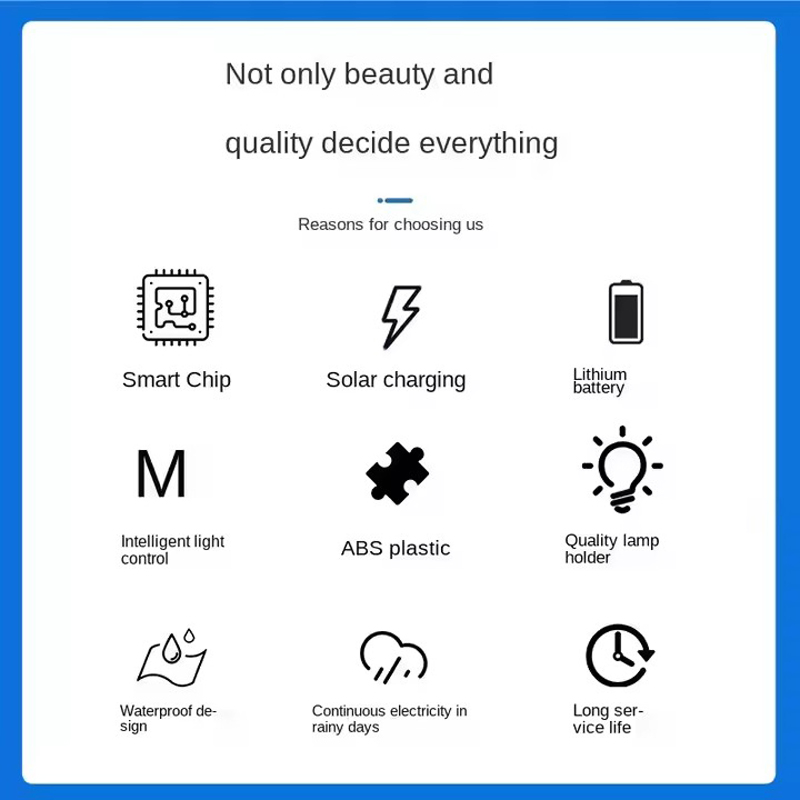 Solar Street Light Integrated Outdoor Waterproof Lithium Battery LED Lamp Manufacturers Spot Wholesale Outdoor Lighting Fixtures