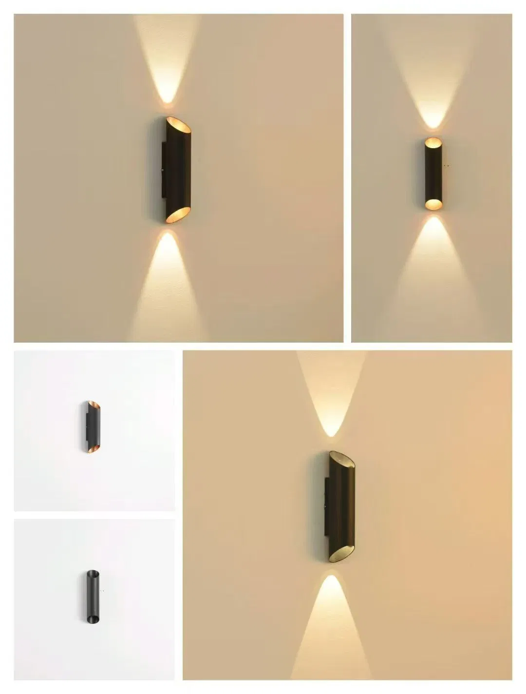LED Decorative Wall Lamp Fixture Aluminium Indoor up Down Wall Light Sconce