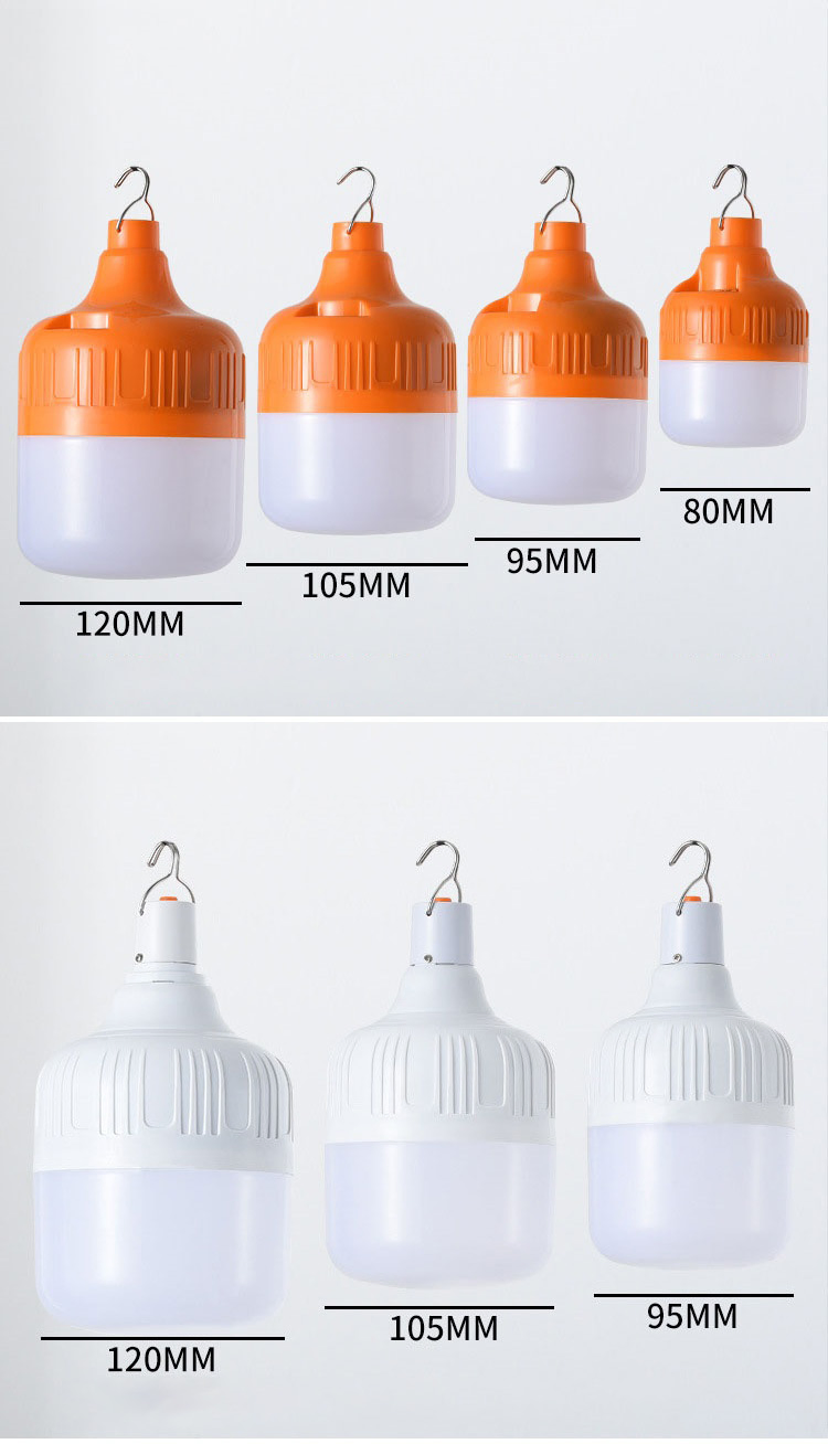 100W Color Changing Solar LED Bulb with Remote Control