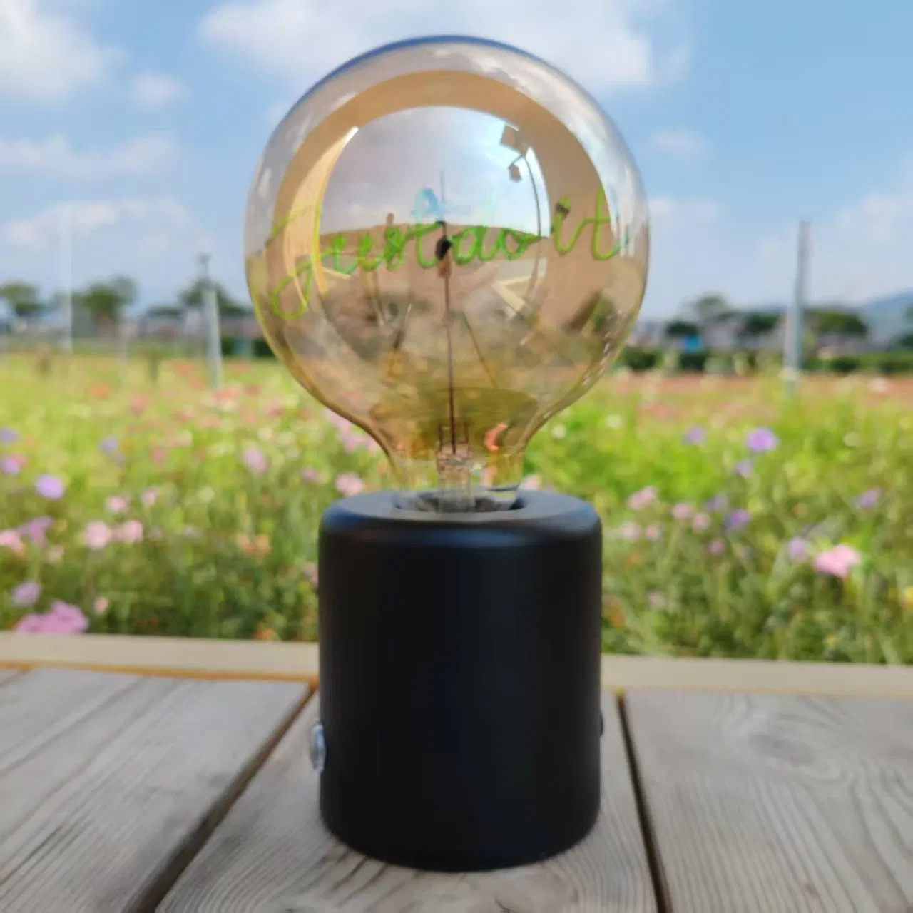 Vintage Globe Edison Bulb Decorative Light Keep Clam G125 LED Filament Bulb