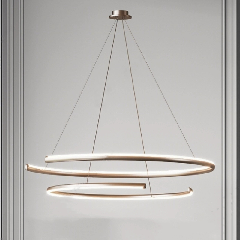 Simple Design Home Decor Indoor Modern Decorative Style LED Round Suspended Pendant Lighting