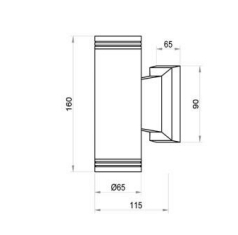 Elegant Waterproof LED Outdoor Wall Sconce for Modern Spaces